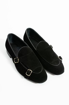 کفش کژوال مشکی مردانه چرم خالص YAREL AYAKKABI - کد 937700865