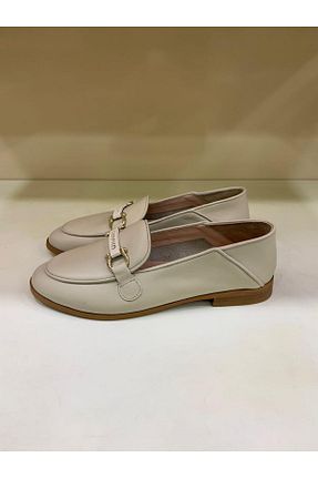 بابت بژ زنانه چرم خالص evva shoes - کد 937700683