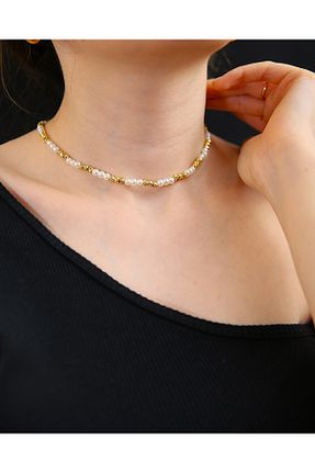 گردنبند مروارید سفید MARCİELO Accessories - کد 937704540