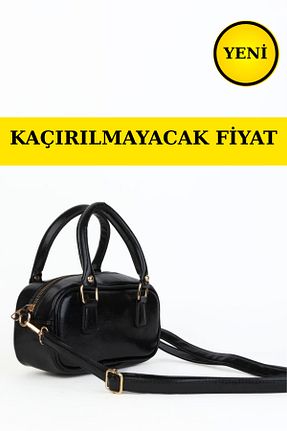 کیف دوشی مشکی زنانه چرم مصنوعی themoiss - کد 929304248