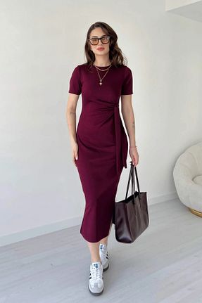 لباس زرشکی زنانه بافتنی TrendyFashion - کد 924122263