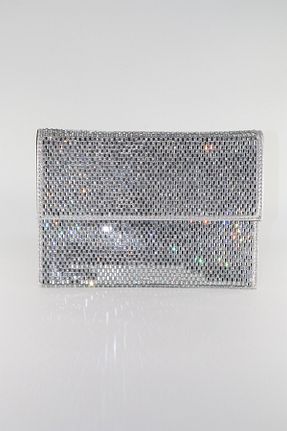 کیف مجلسی طوسی زنانه پارچه ای KEEBA - کد 937722805