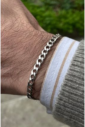 دستبند نقره طوسی زنانه 925 عیار Wind Silver - کد 937729413