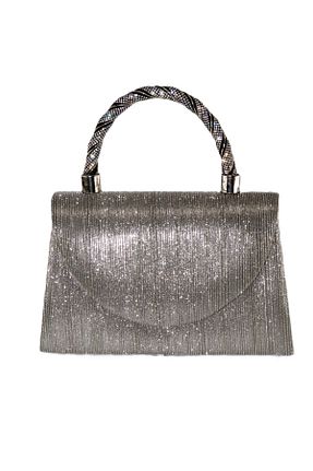 کیف مجلسی متالیک زنانه پارچه ای KEEBA - کد 937736100