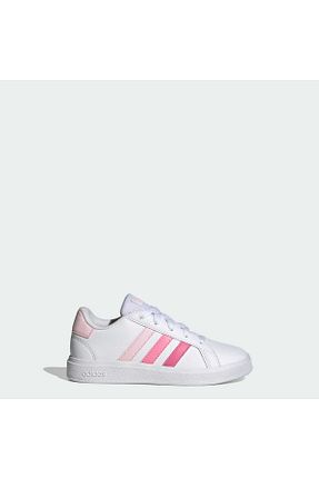 کفش پیاده روی سفید بچه گانه چرم مصنوعی adidas - کد 833114318