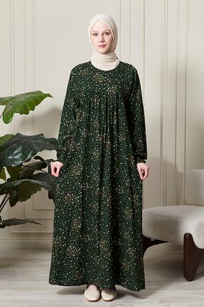 لباس حجاب سبز زنانه رگولار fistan - کد 937766088