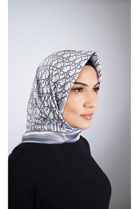 روسری رنگی پلی استر NiaNour - کد 937803960