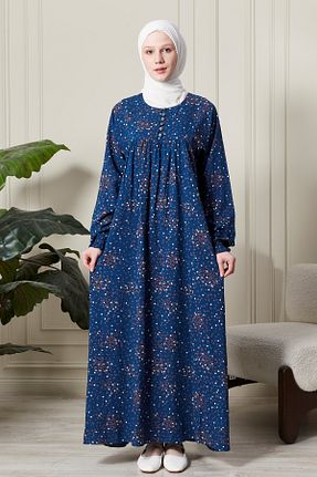 لباس حجاب آبی زنانه رگولار fistan - کد 937766090