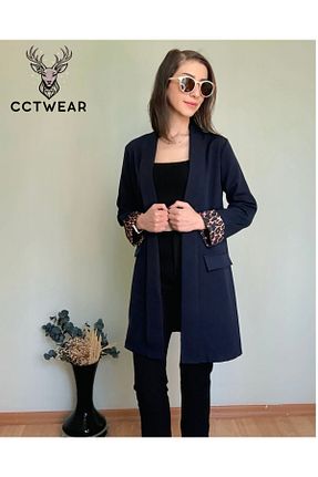 کت بلیزر سرمه ای زنانه پارچه CCTWEAR - کد 937762810