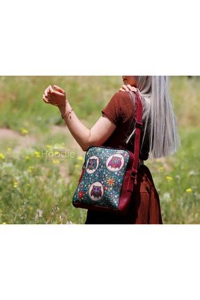 کیف پستچی رنگی زنانه پارچه ای Şaşıkedi - کد 919757146