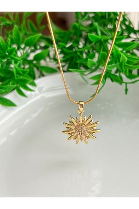 گردنبند استیل ( فولاد ) زرد استیل ضد زنگ ALEYKA - کد 937772011