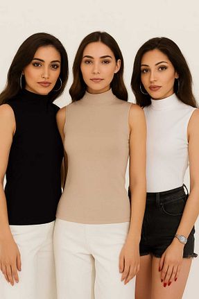 بادی رنگی زنانه یقه نیم ماهیگیر Sashaa Collection - کد 925874794