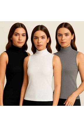 بادی رنگی زنانه یقه نیم ماهیگیر Sashaa Collection - کد 923764735