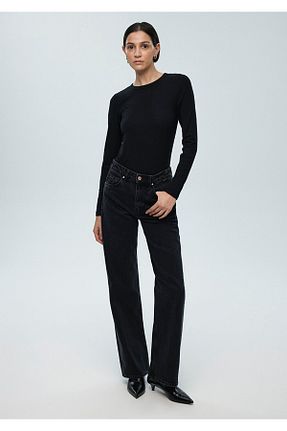 شلوار جین طوسی زنانه پاچه ساده Mavi - کد 453428315