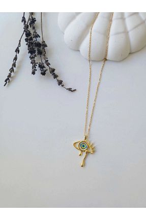 گردنبند استیل ( فولاد ) زرد زنانه استیل (فولاد) 1881 STORE - کد 937785473