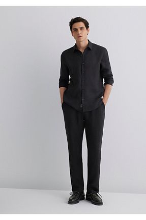 شلوار طوسی مردانه کتان Mavi - کد 832868002