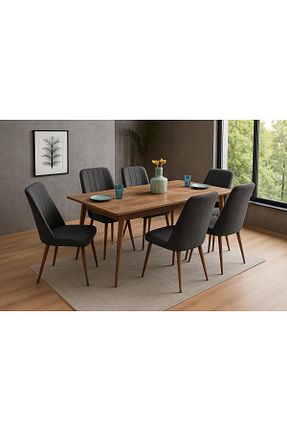 ست میز آشپزخانه طوسی Suntalam Toce - کد 937790338