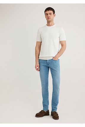 شلوار جین آبی مردانه پاچه تنگ Mavi - کد 851567549