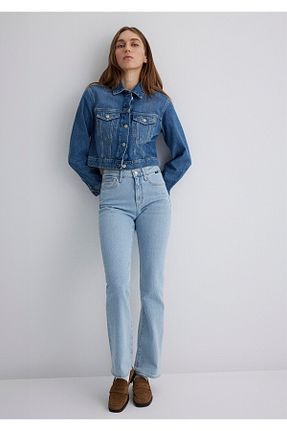 کاپشن آبی زنانه پنبه ای Mavi - کد 926542720