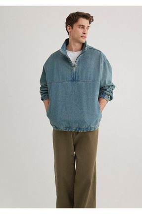 پیراهن سرمه ای مردانه یقه ایستاده Mavi - کد 888281329