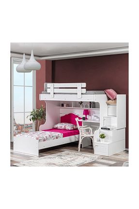 تختخواب دو طبقه فیروزه ای دو نفره Setay - کد 36856626