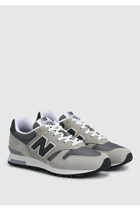 کفش پیاده روی طوسی مردانه جیر New Balance - کد 801557133