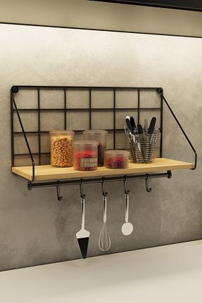 قفسه آشپزخانه مشکی EVA METAL TASARIM - کد 937805825
