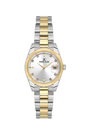 ساعت مچی زرد زنانه استل (فولاد) Daniel Klein - کد 938096824