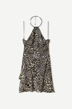لباس رنگی زنانه بافتنی Bershka - کد 937813962