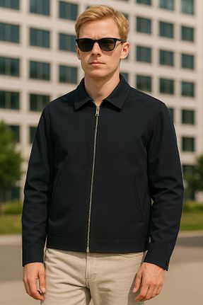 کاپشن مشکی مردانه رگولار Boymen - کد 937813950