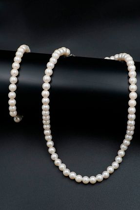 گردنبند مروارید بژ TREND COLLECTİON - کد 928972684