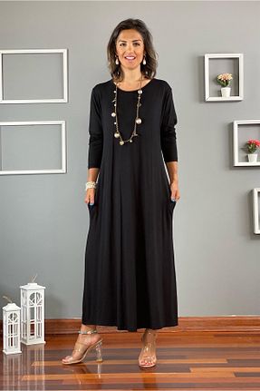 لباس مشکی زنانه بافتنی Nevin Kaya Moda - کد 823230041