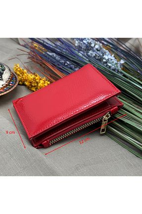 کیف پول قرمز زنانه ابعاد کوچک Womancraft - کد 937831013