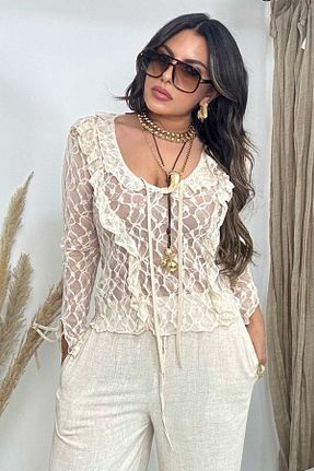 بلوز رنگی زنانه رگولار Sohotique By P - کد 937827439