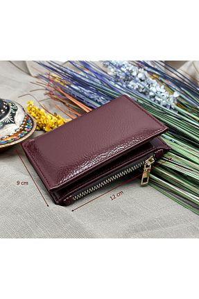 کیف پول زرشکی زنانه ابعاد کوچک Womancraft - کد 937831006