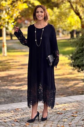 لباس مشکی زنانه بافتنی Nevin Kaya Moda - کد 873926853