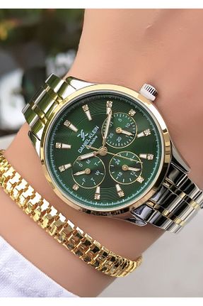 ساعت مچی طلائی زنانه 36 میلی متر Daniel Klein - کد 826518238