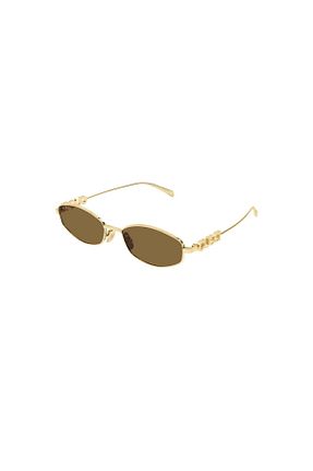 عینک آفتابی طلائی زنانه 55 Gucci - کد 935273333
