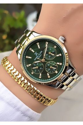 ساعت مچی طلائی زنانه 36 میلی متر Daniel Klein - کد 826518238