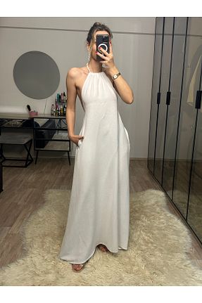 لباس سفید زنانه بافتنی NET OF NOT - کد 937837283