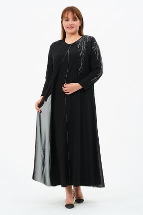لباس مجلسی سایز بزرگ رنگی زنانه یقه دوچرخه GLR&GYM - کد 937834107
