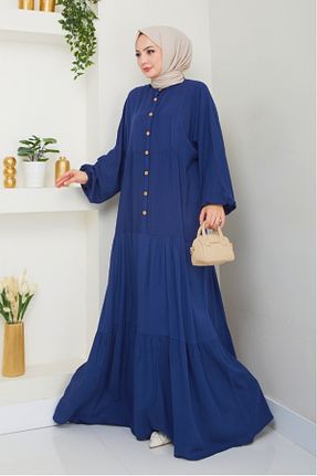 لباس حجاب سرمه ای رگولار Bestenur - کد 937846474