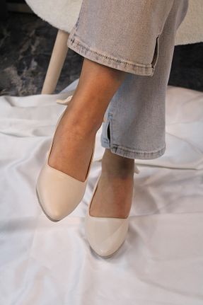 بابت بژ زنانه چرم مصنوعی mybellashoes - کد 937866337