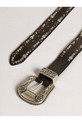 کمربند مشکی زنانه Golden Goose Deluxe - کد 937886424