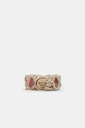 کمربند نباتی زنانه Stradivarius - کد 937886358