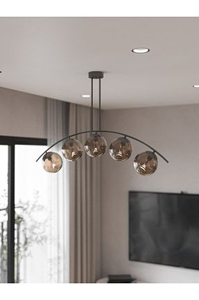 لوستر مشکی فلزی avizade - کد 934790124