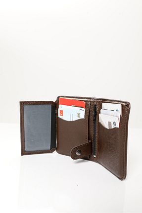 کیف پول قهوه ای مردانه ابعاد کوچک Fjellor - کد 937890476