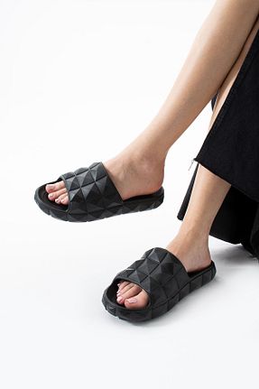 دمپائی مشکی زنانه EVA MODA BULVARI - کد 931534088