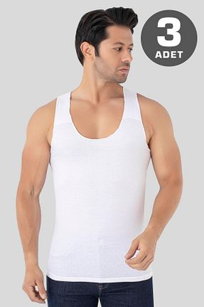رکابی سفید مردانه بدون آستین Arma Yıldız - کد 937896389