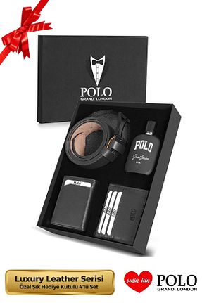 کیف پول مشکی مردانه POLOGRAND London - کد 937247597